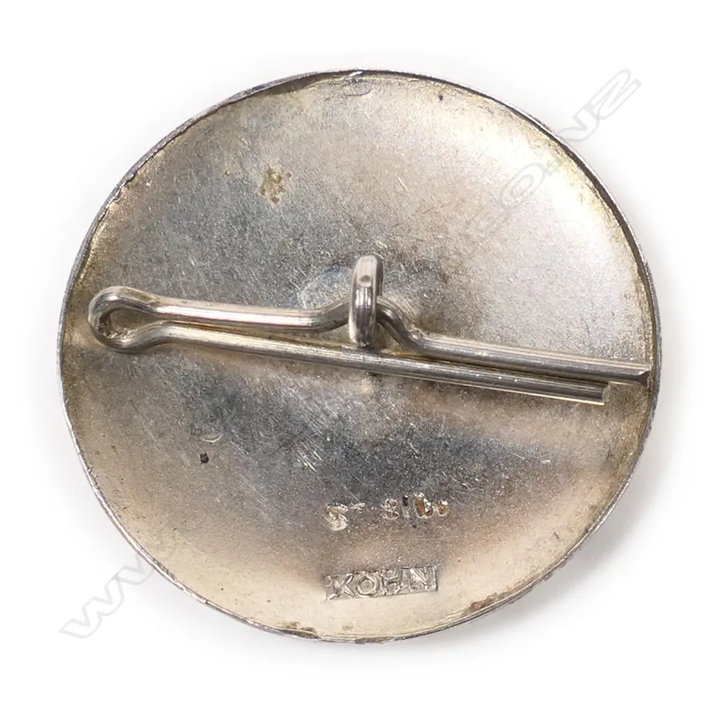 A set of six Kohn & Co silver golf buttons, Image 1++